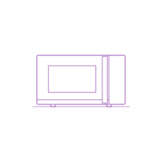 Fixtures Microwave Amazonbasics Microwave Contour Svg Vector, Free Vectors File